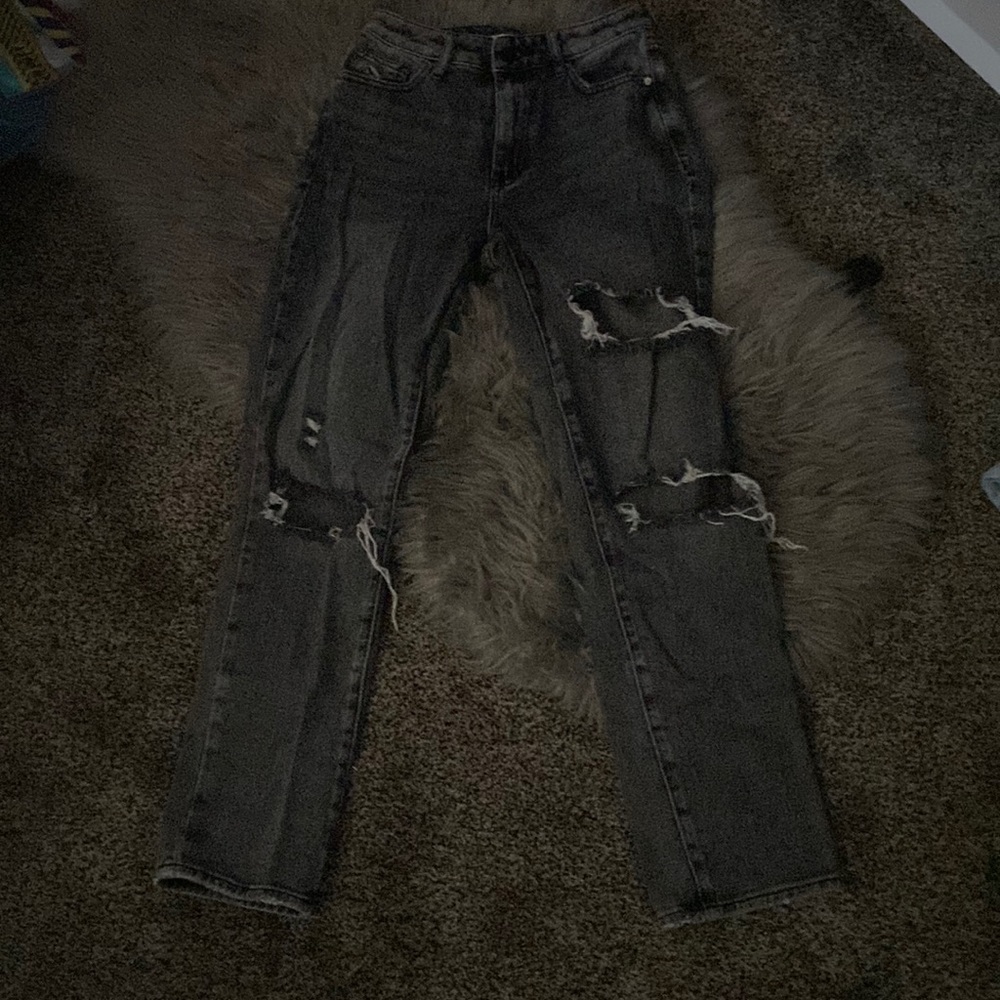 PacSun gray ripped jean